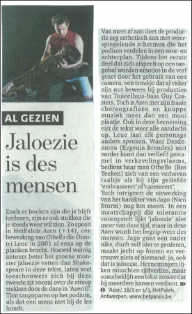 Recensie Gazet van Antwerpen